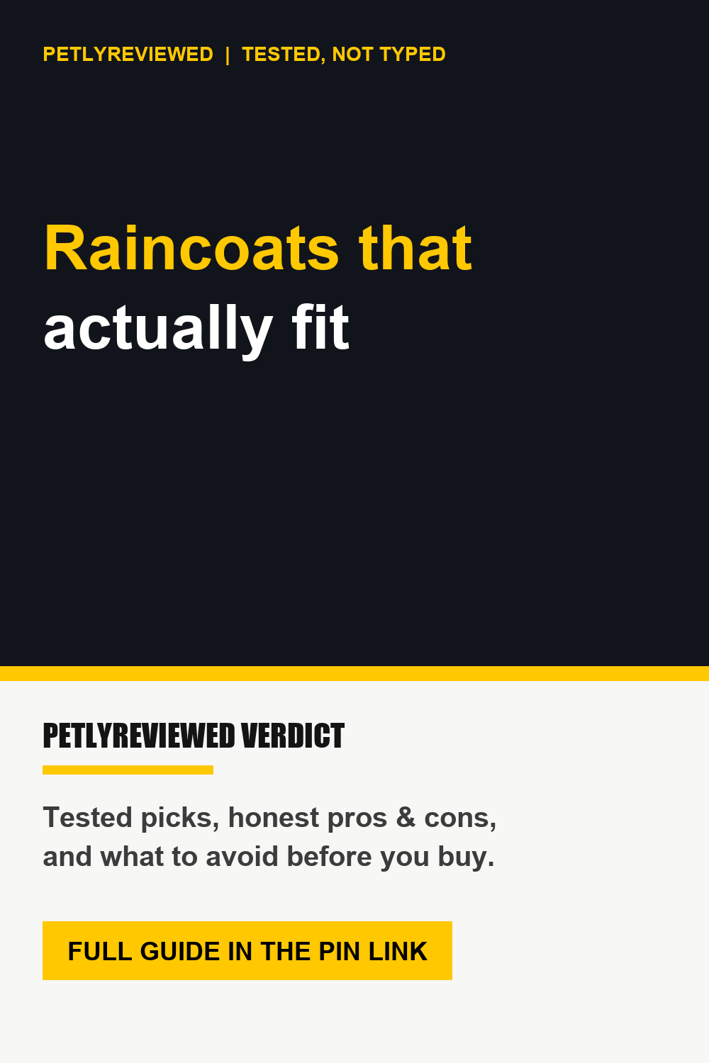 Best Dog Raincoats UK 2026: Dry Walks, Happy Dog