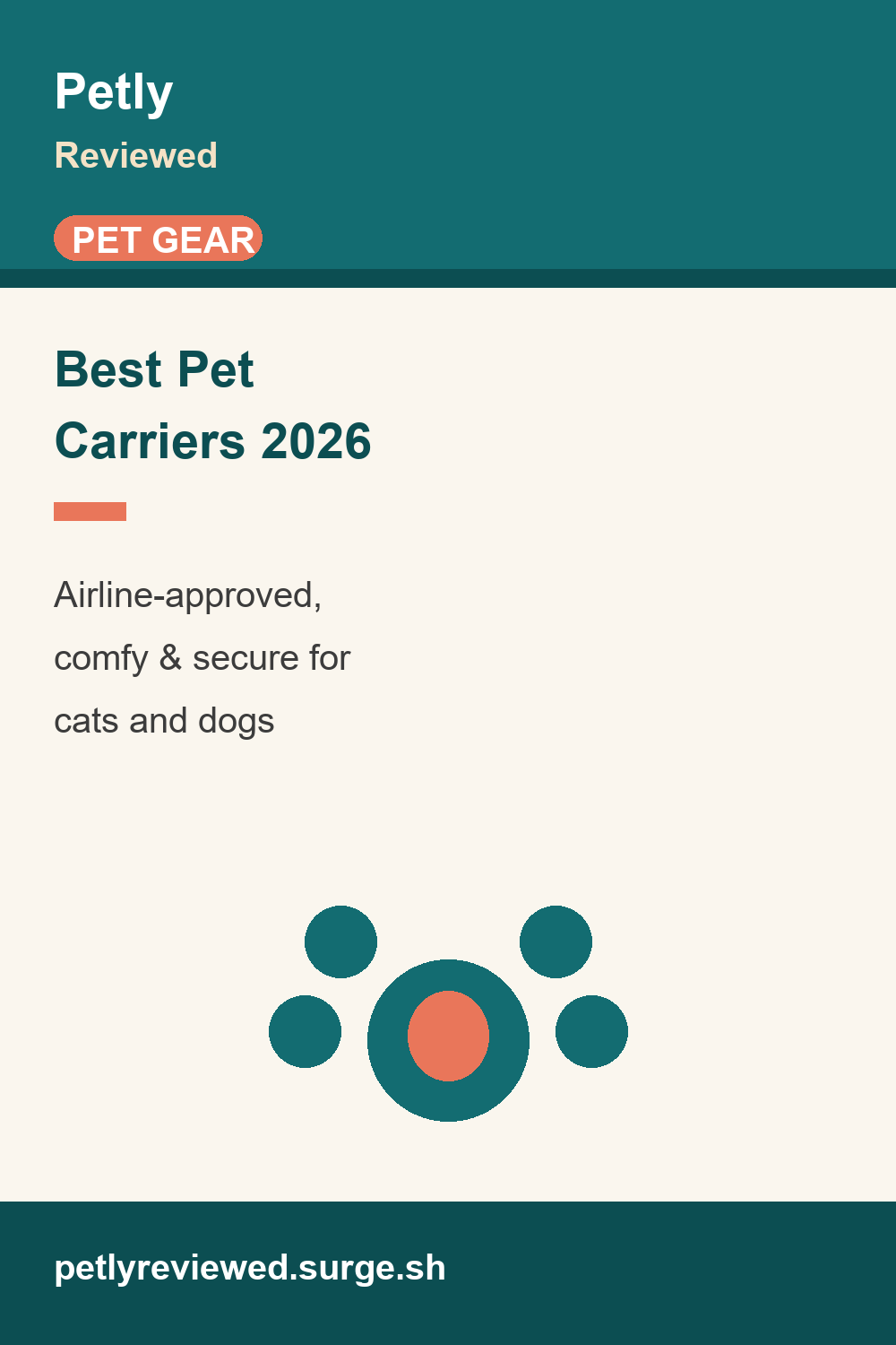 Best Pet Carrier (2026): Airline-Approved, Car-Safe and Comfortable